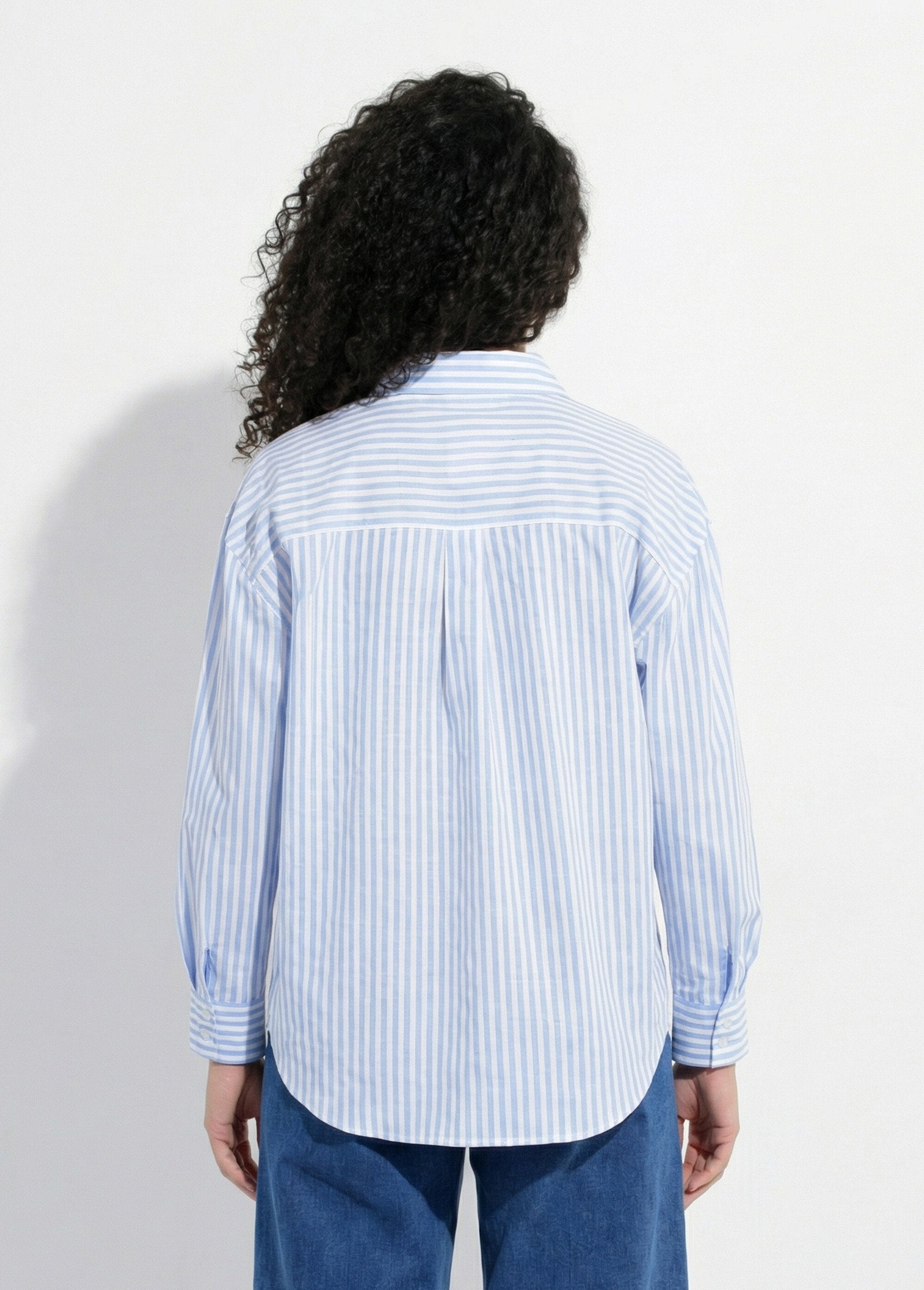 Blusa_de_rayas_con_botones_delanteros,_hilo_teñido_y_mangas_largas_Azul_y_blanco_DO1_slim