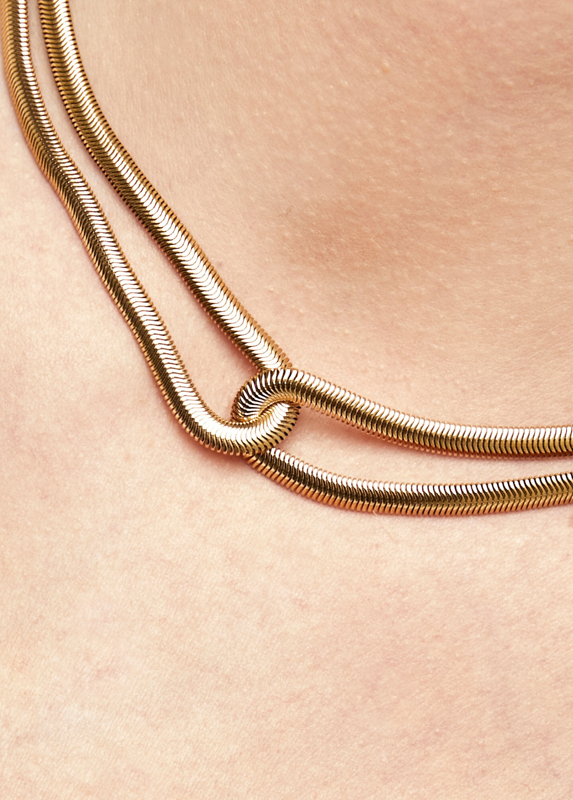 Collar_de_acero_con_doble_eslabón_de_serpiente_Dorado_FA2_slim