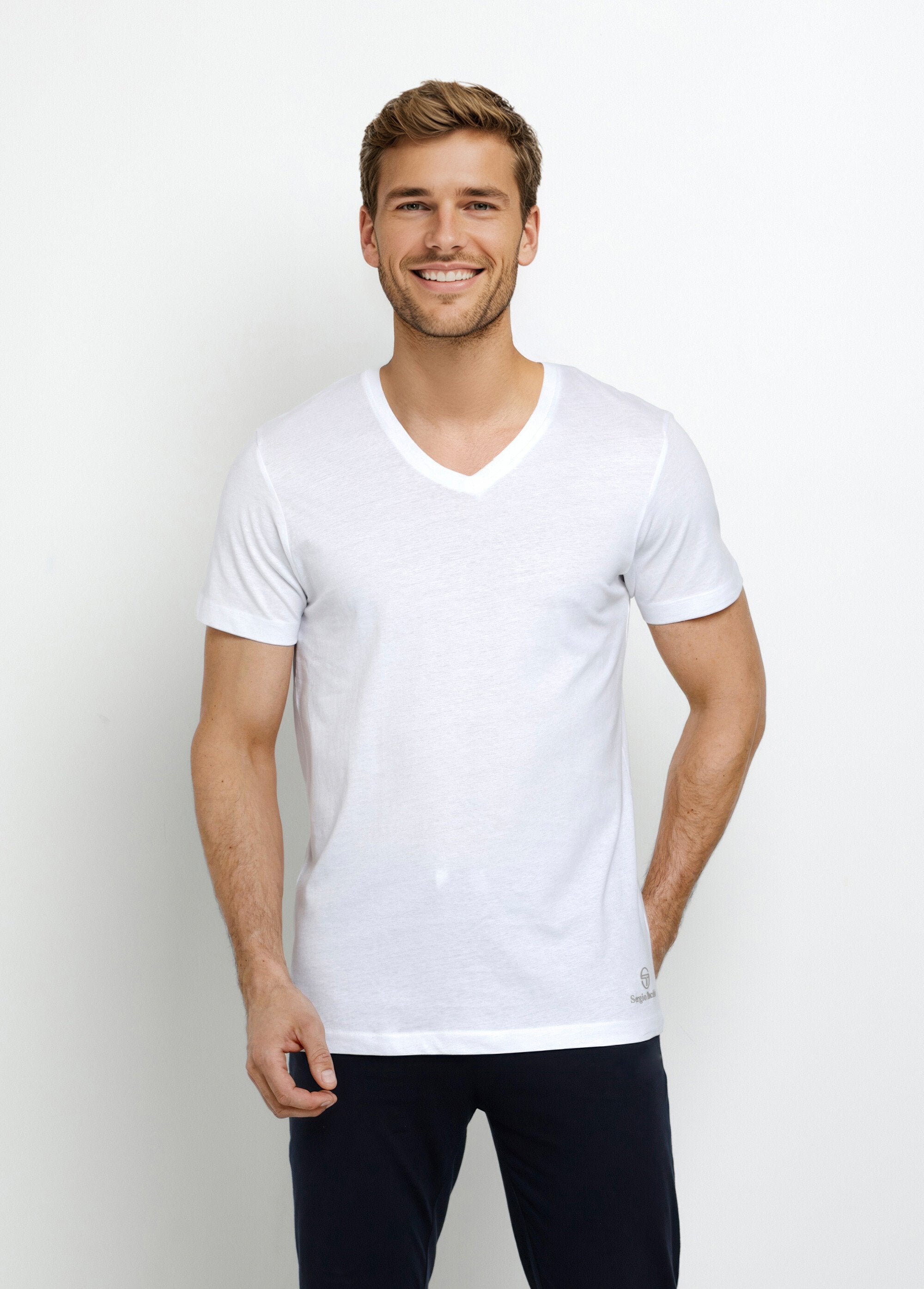 Camisetas_esenciales_de_manga_corta_con_cuello_en_V_Blanco,_Blanca_FA1_slim
