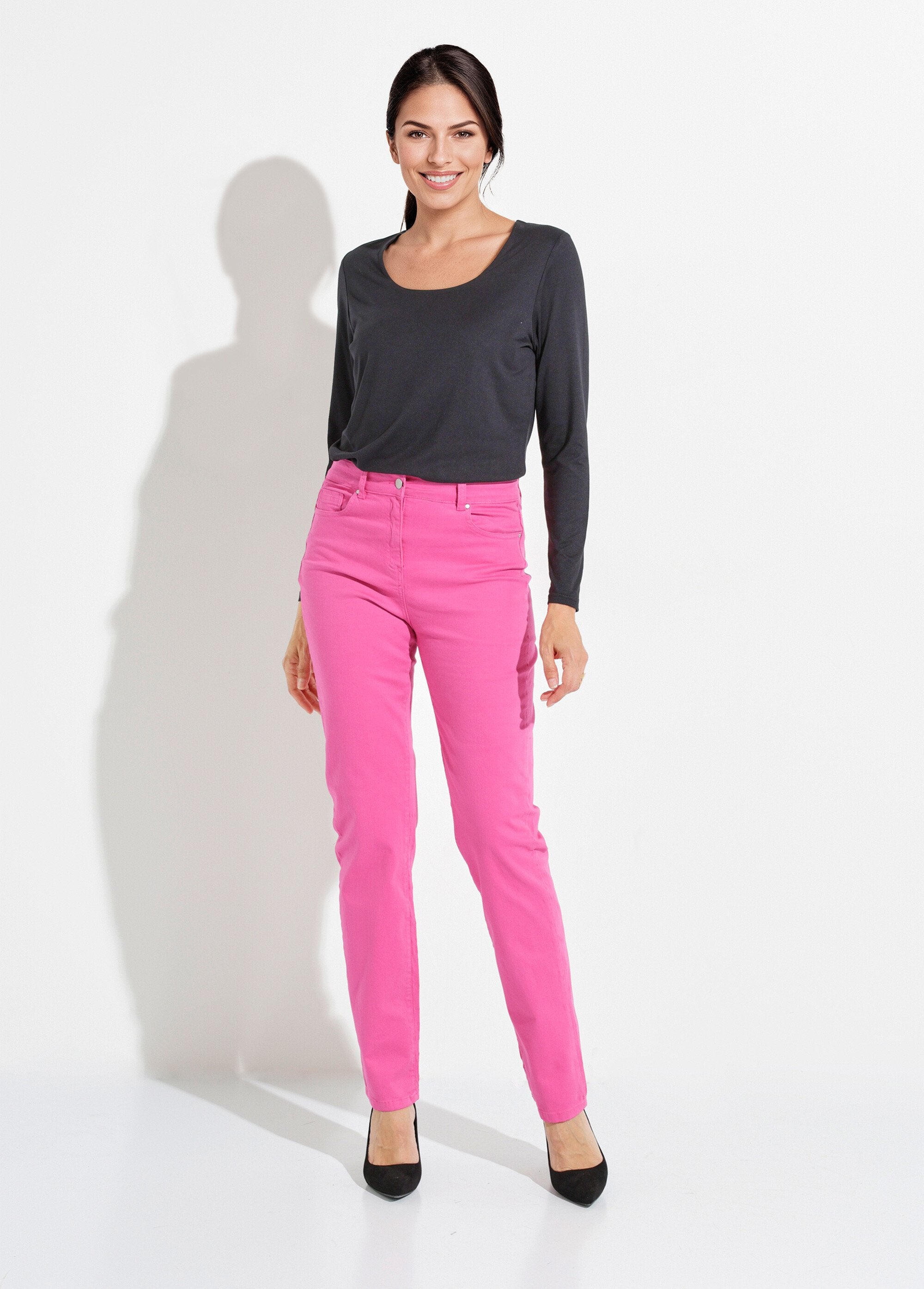 Pantalón_5_bolsillos_recto_de_algodón_elástico_rosa_magenta_SF1_slim