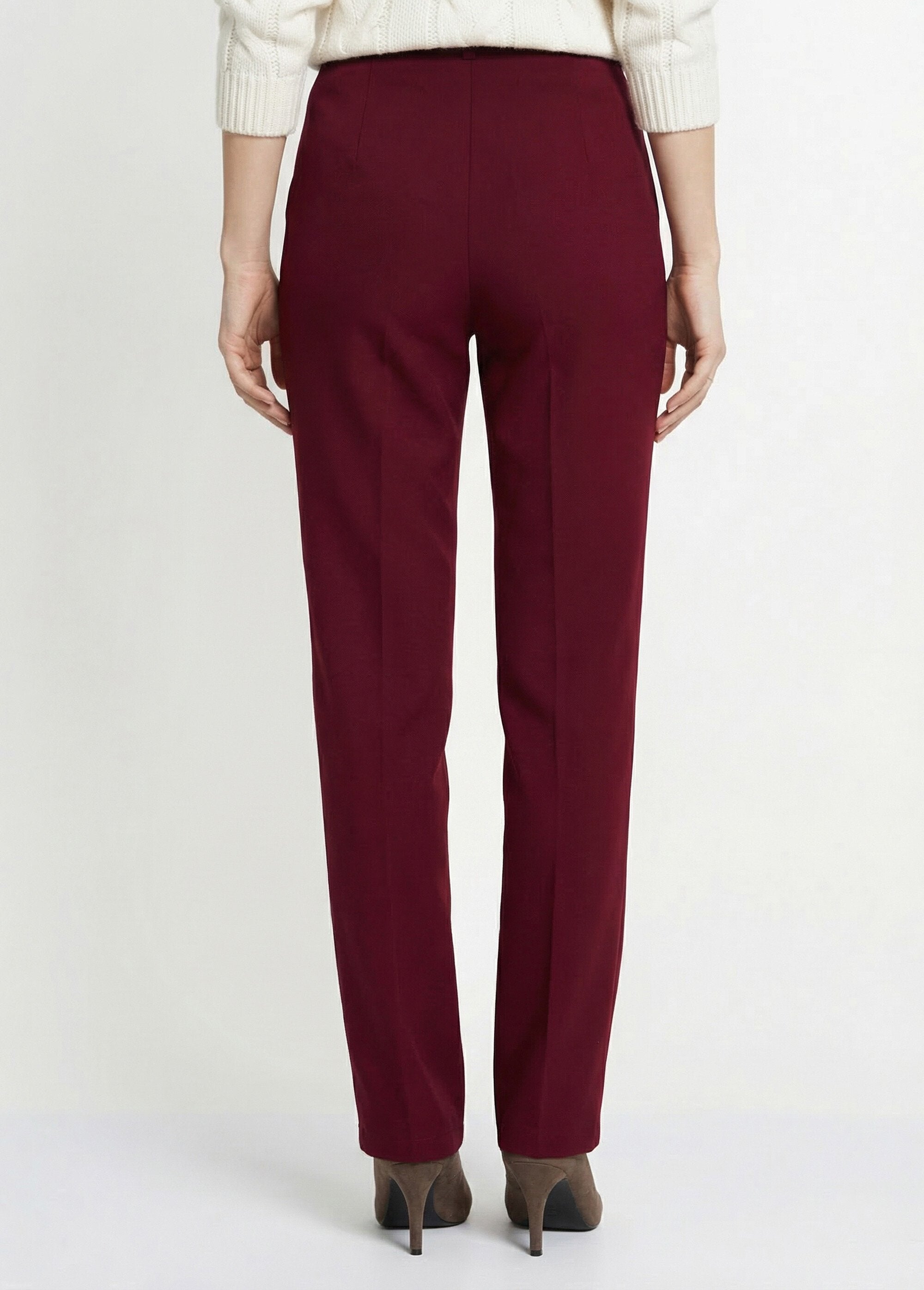 Pantalón_recto_liso_con_cintura_semielástica_Burdeos_DO1_slim