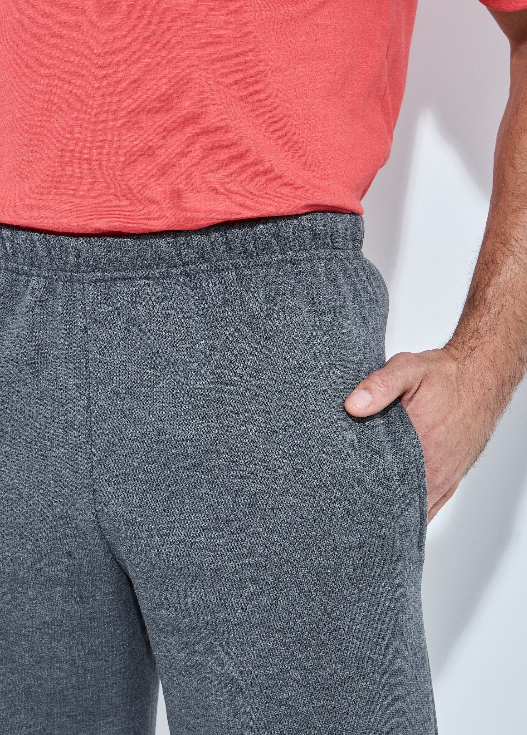 Pantalones_de_chándal_de_polar_con_dobladillo_y_cinturilla_elásticos_Gris_antracita_DE1_slim