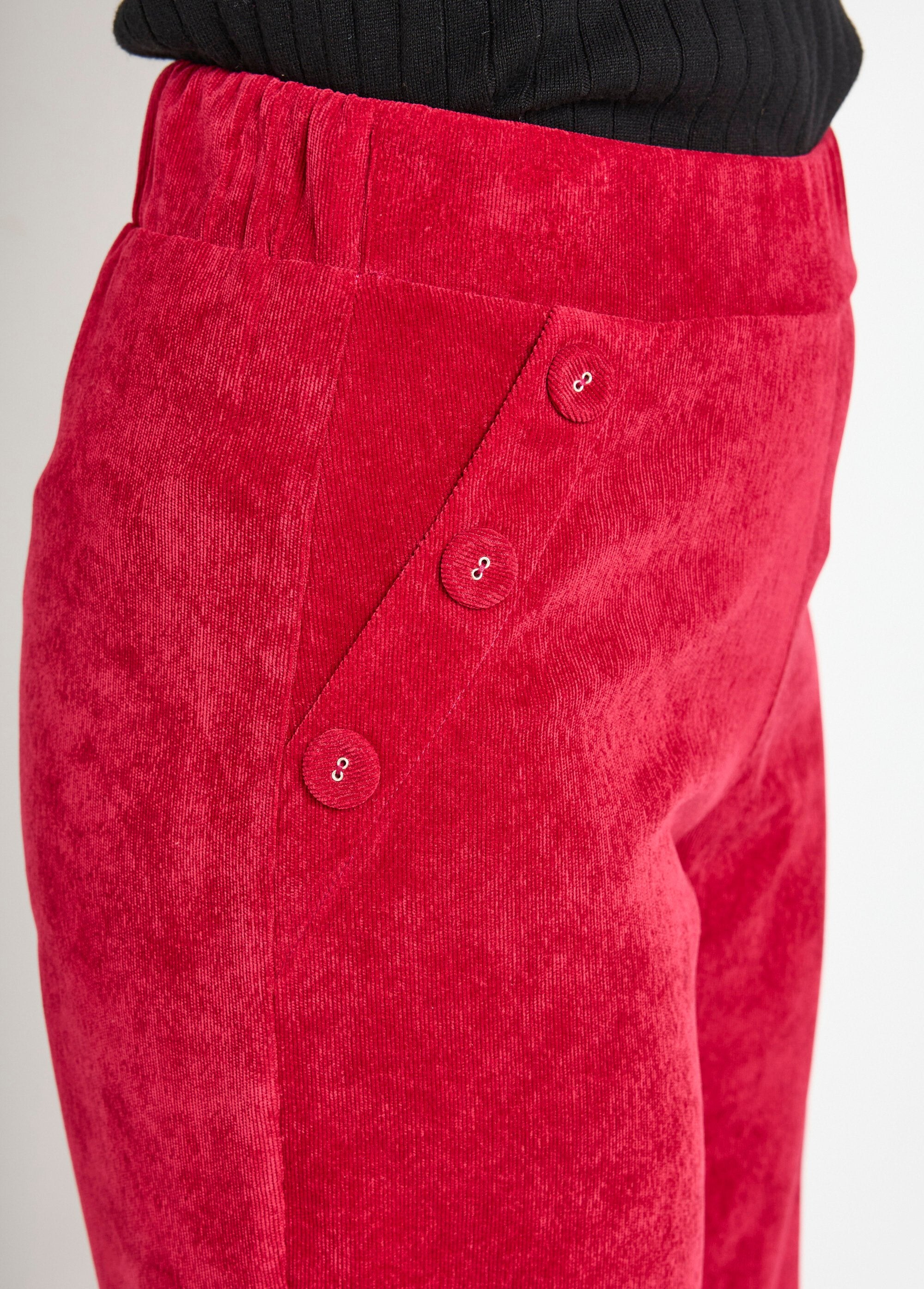 Pantalones_de_pana_de_pierna_ancha_con_cintura_semielástica_Rojo_DE1_slim