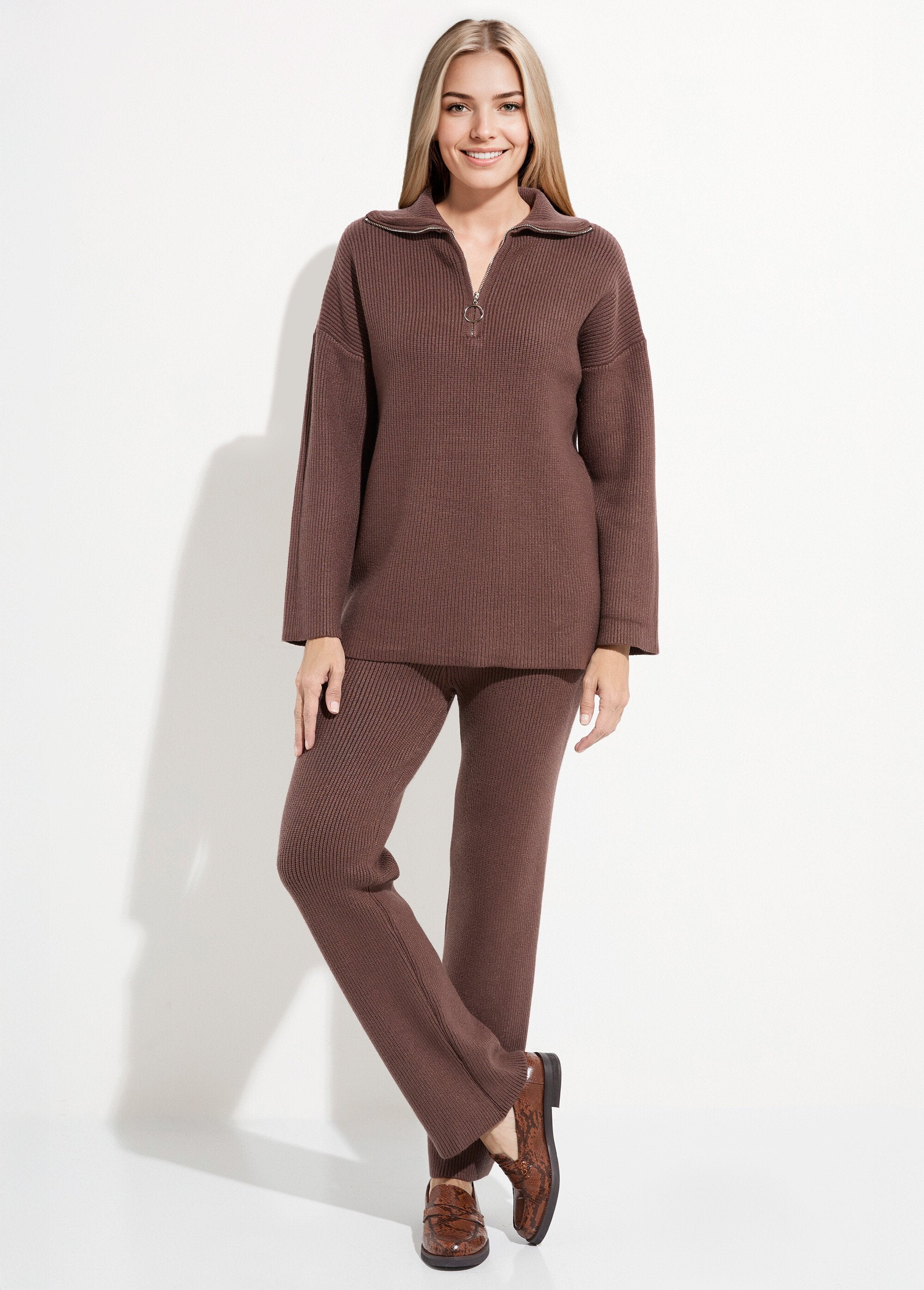 Suéter_camionero_cómodo_de_punto_acanalado_Chocolate_SF1_slim