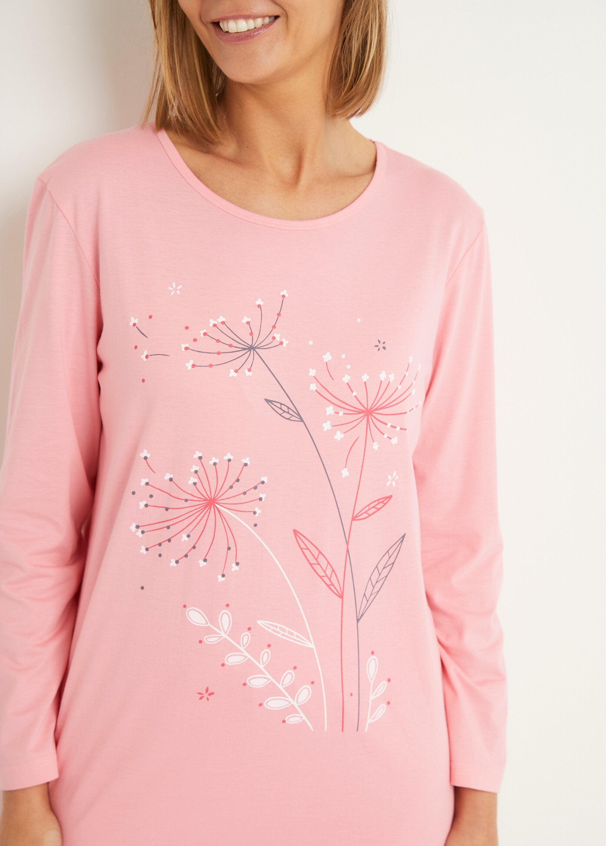 Pijama_de_algodón_liso_con_cintura_elástica_-_lote_de_2_Lote_surtido2_DE2_slim