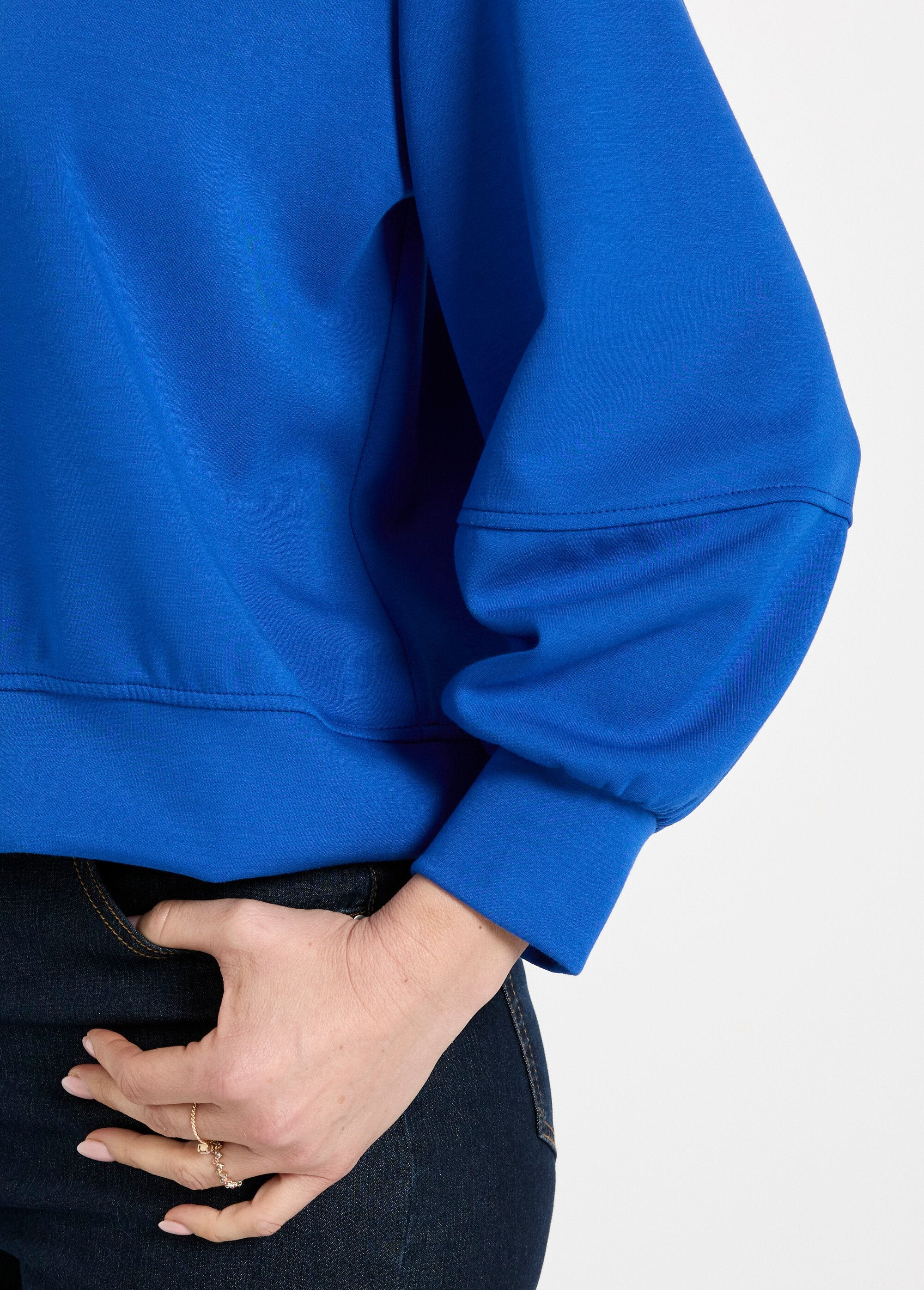 Sudadera_corta_de_cuello_redondo_de_punto_suave_azul_brillante_DE1_slim