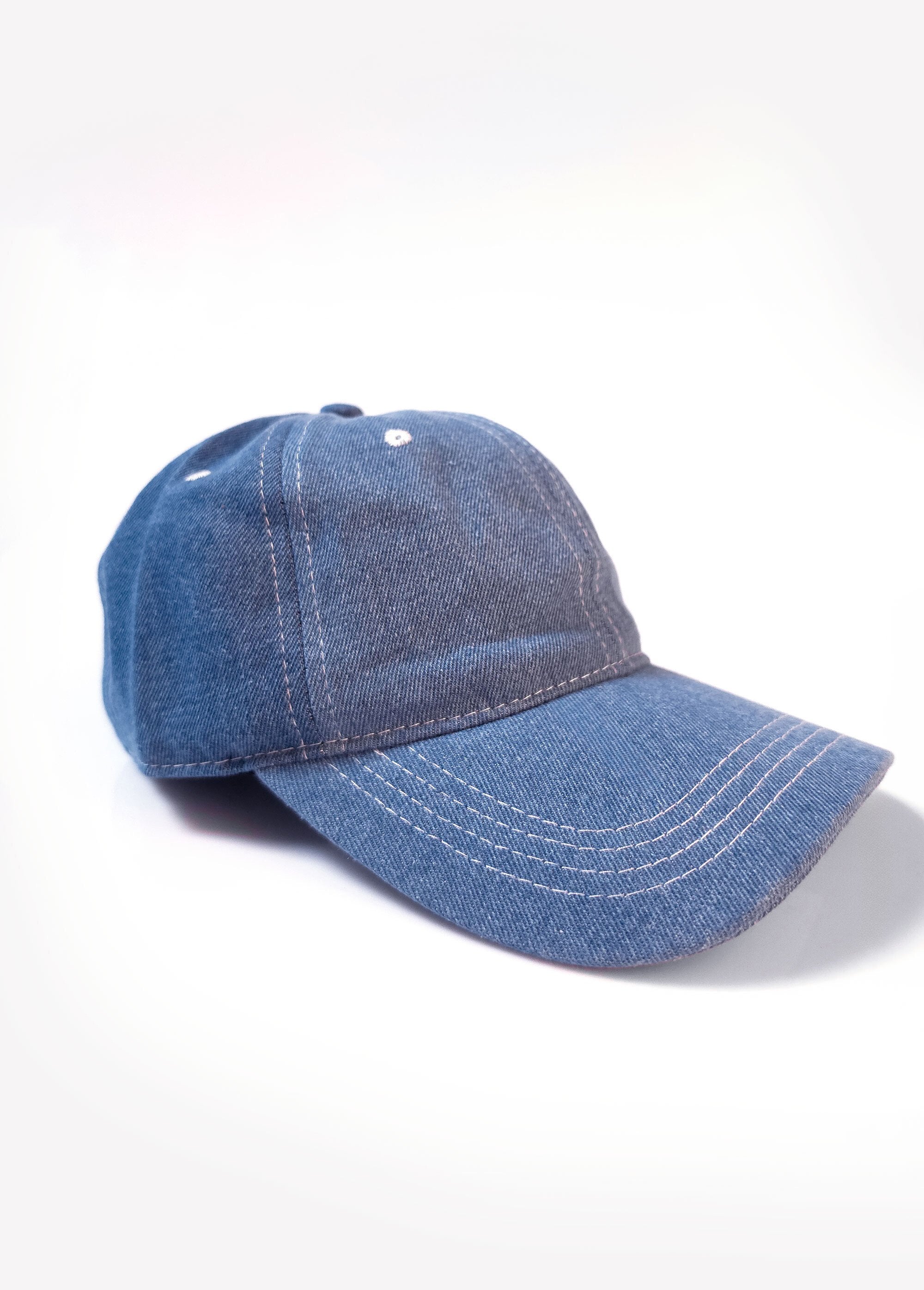 Casquette_denim,_coutures_contrastantes_Bleu_FA1_slim