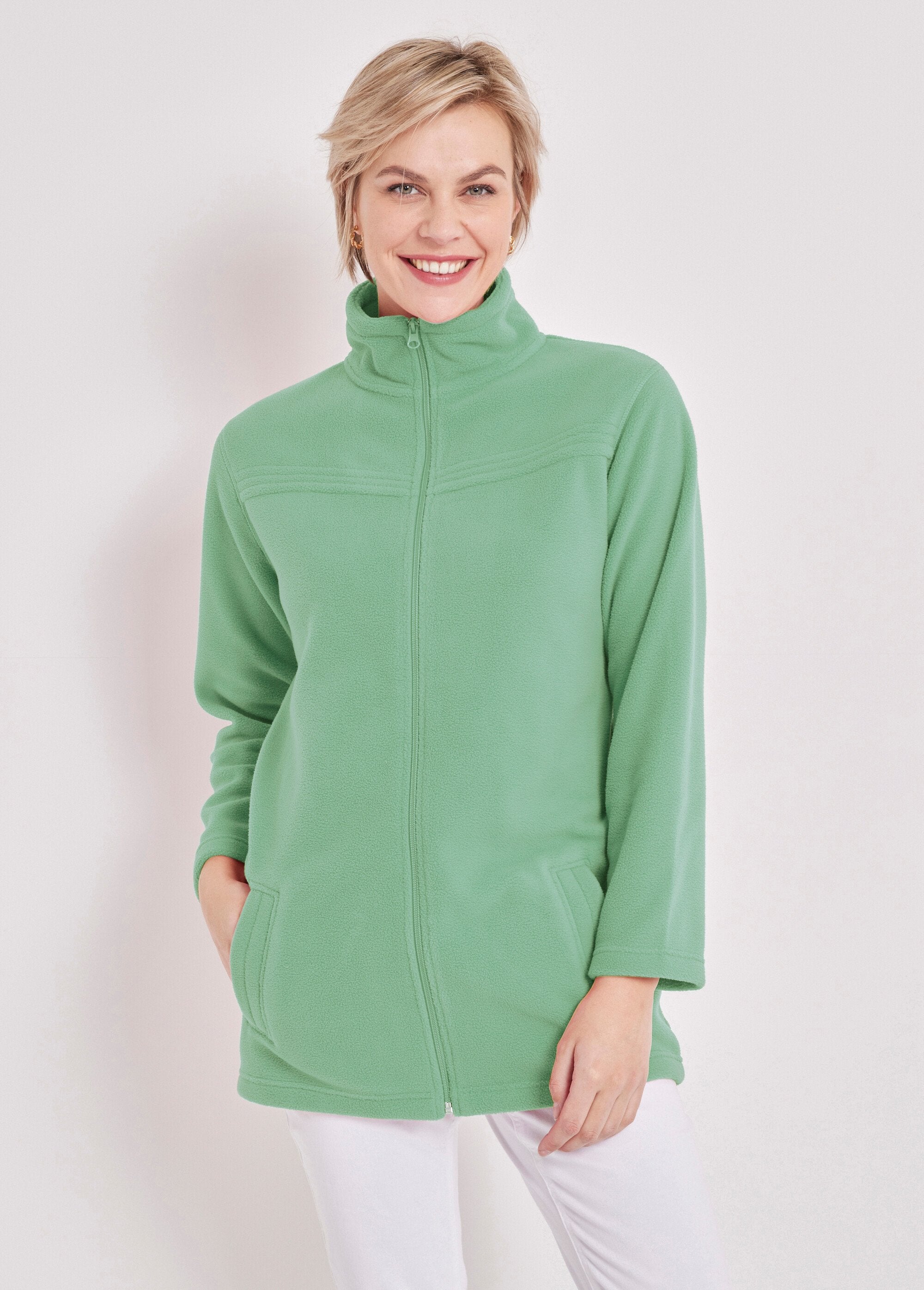 Chaqueta_polar_de_manga_larga_con_cremallera_verde_almendra_FA1_slim