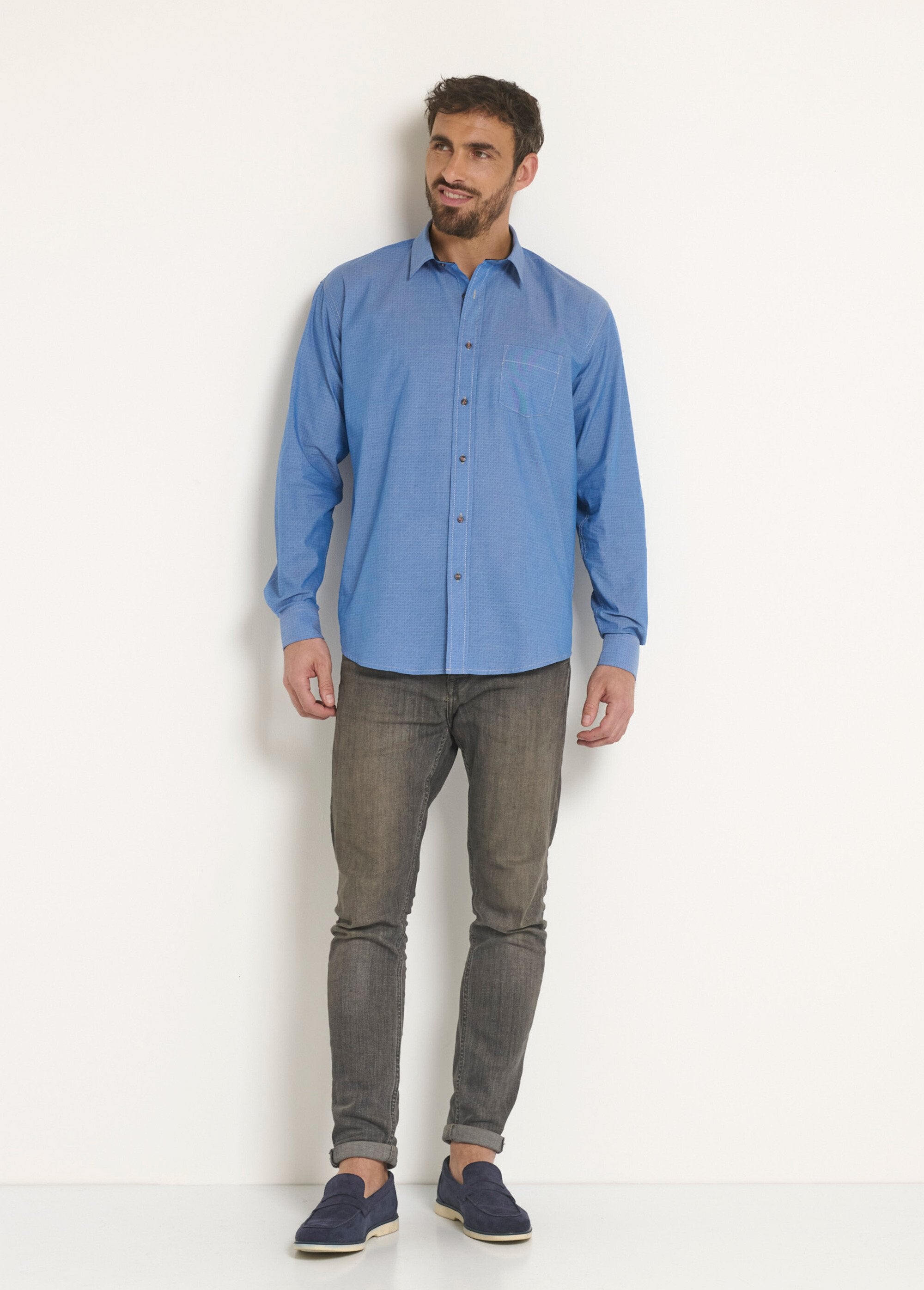 Camisa_de_algodón_cambray_estampada_Azul_SF1_slim