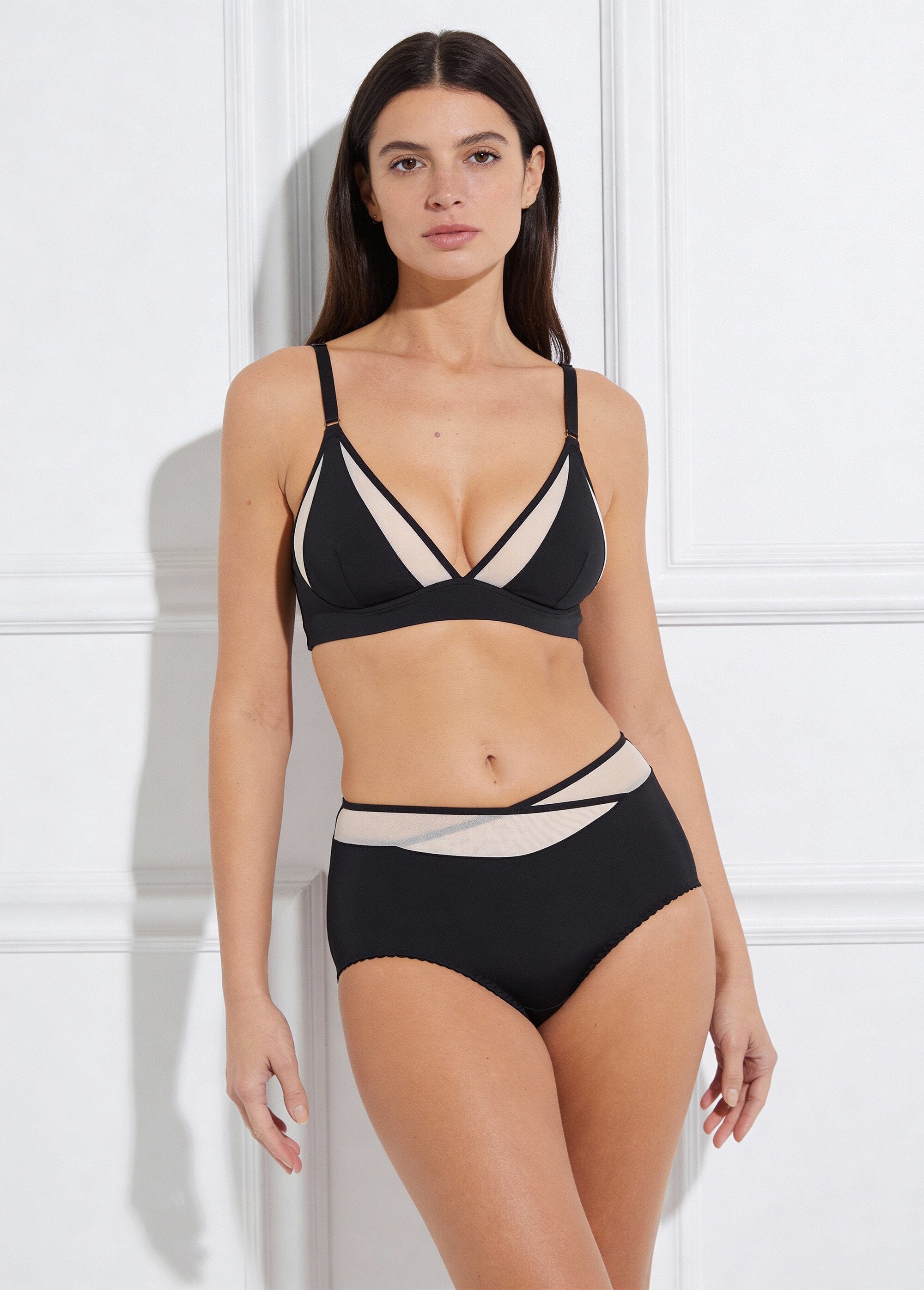 Culotte_midi_taille_normale_tulle_et_microfibre_Noir_SF1_slim