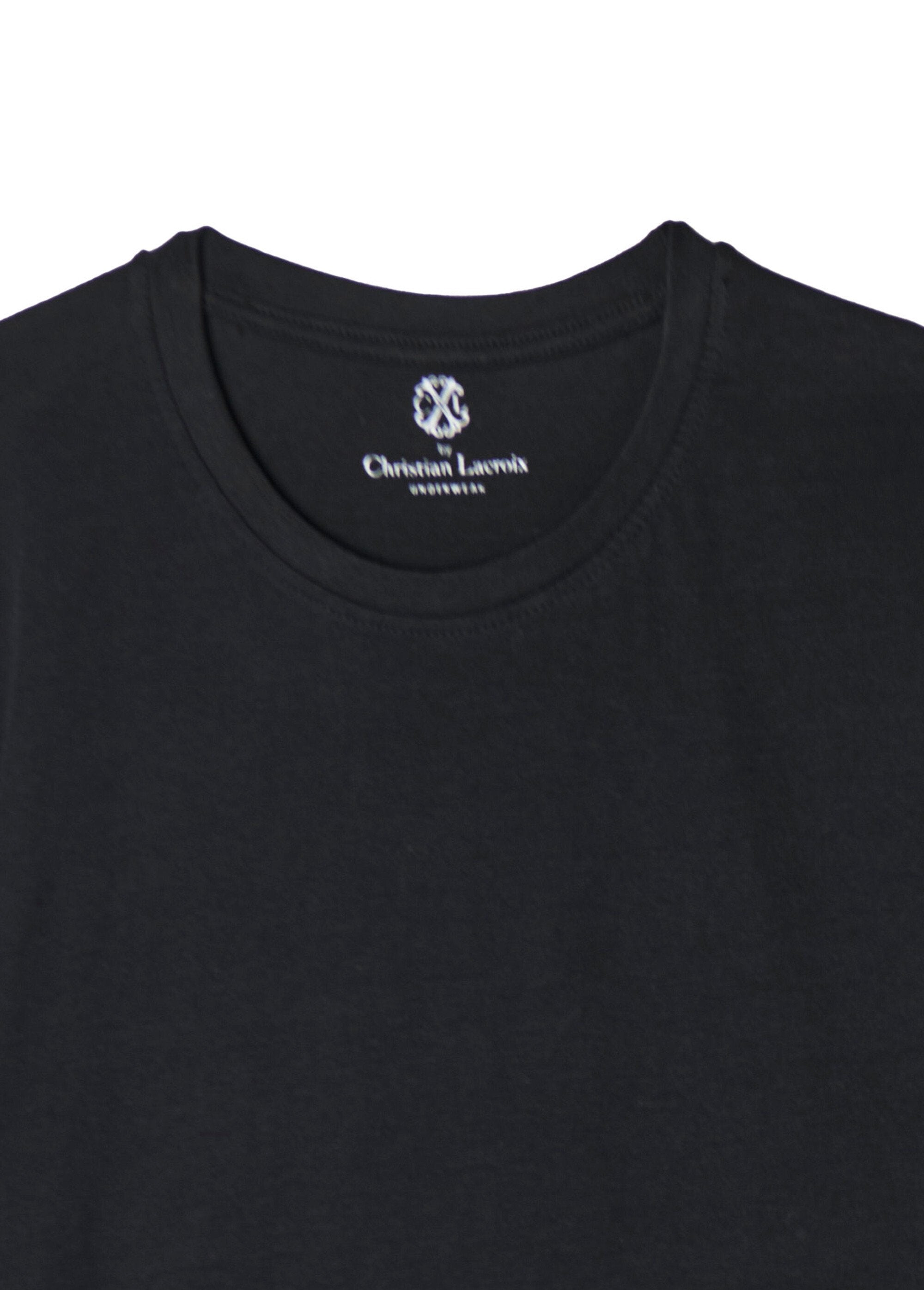 CXL_by_Christian_Lacroix®_-_Camiseta_de_algodón_puro_Negro_DE1_slim