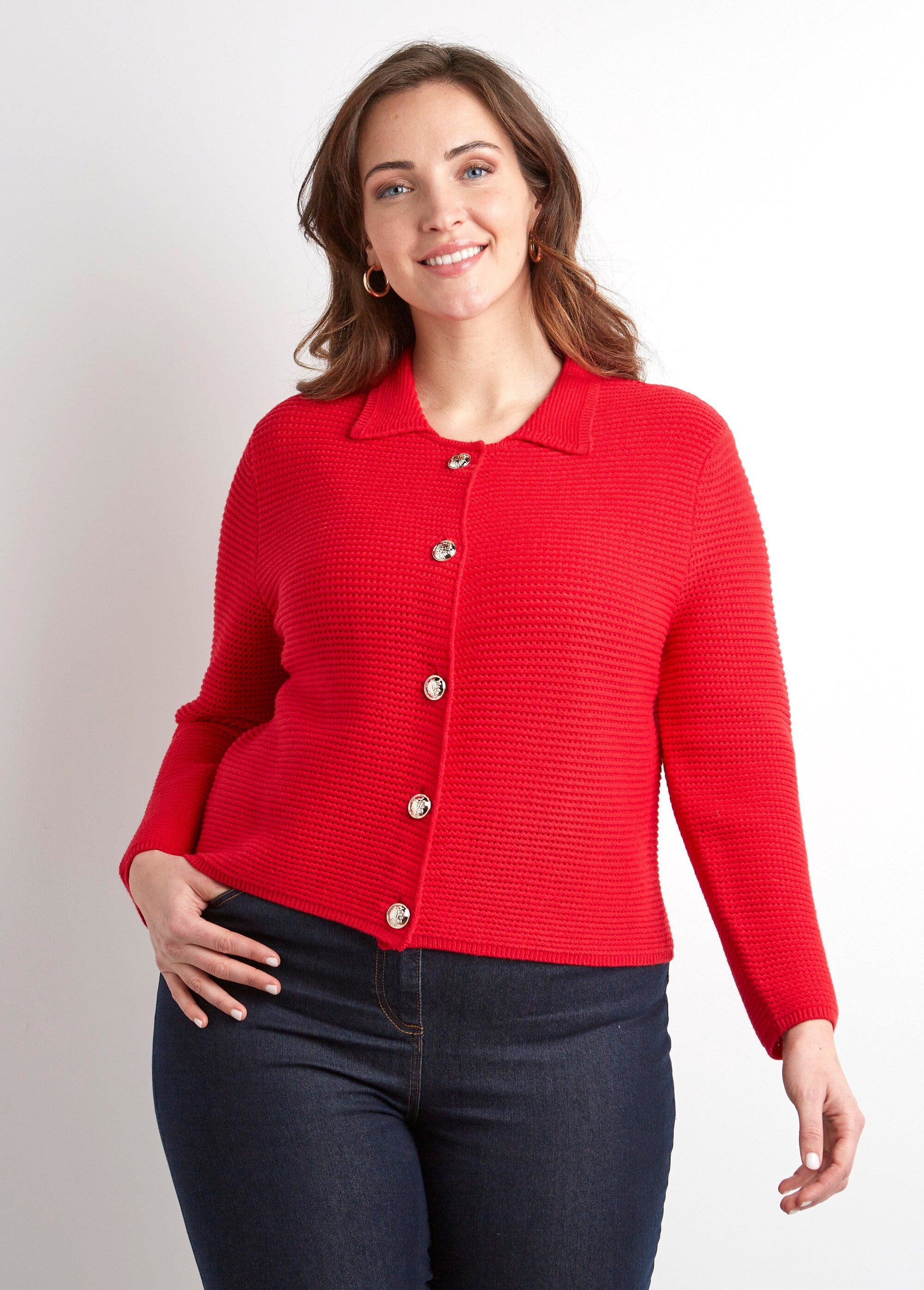 Cárdigan_liso_con_botones_y_cuello_de_manga_larga_Rojo_FA1_curvy