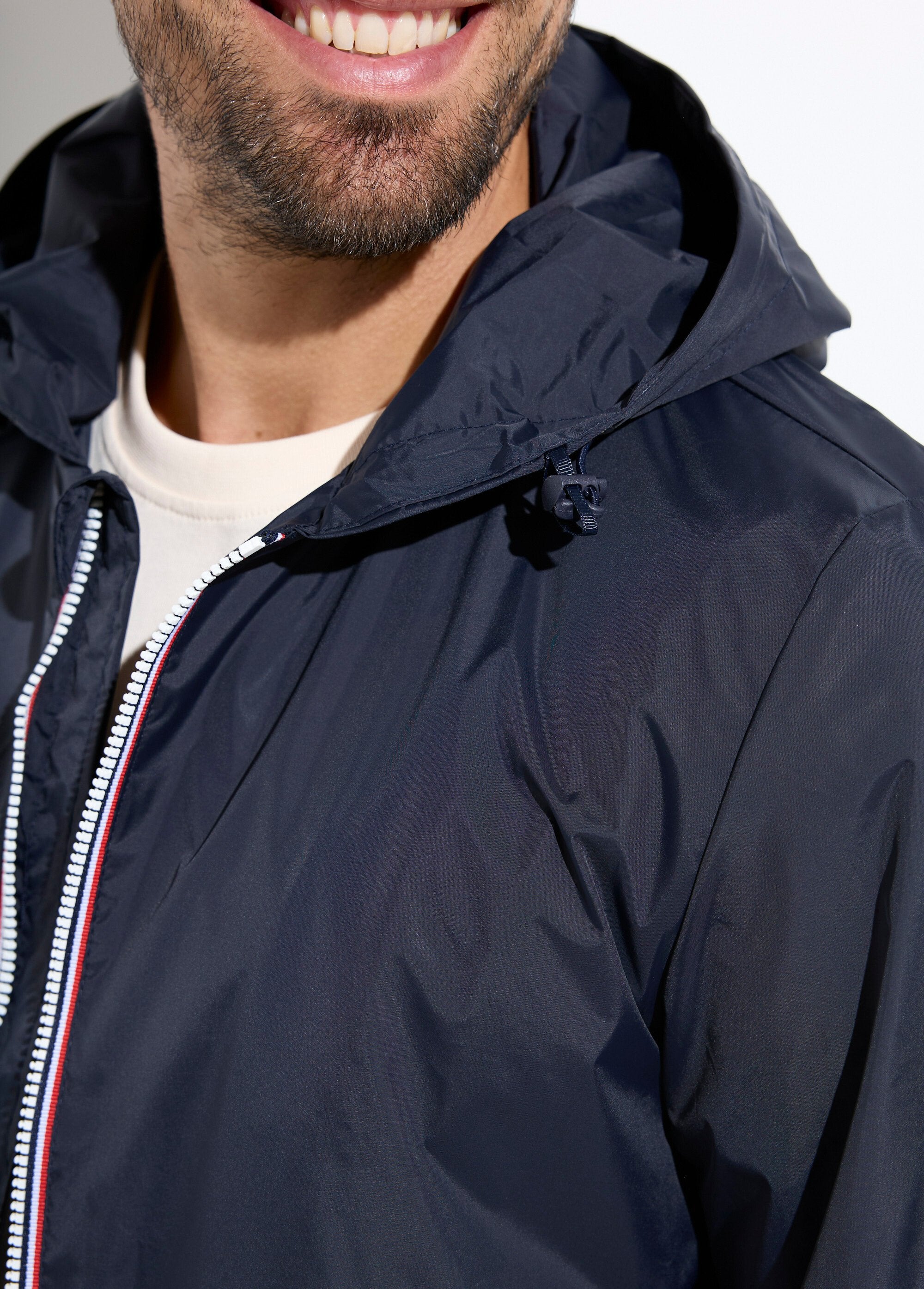 Parka_courte_déperlante_tendance_Marine_DE1_slim