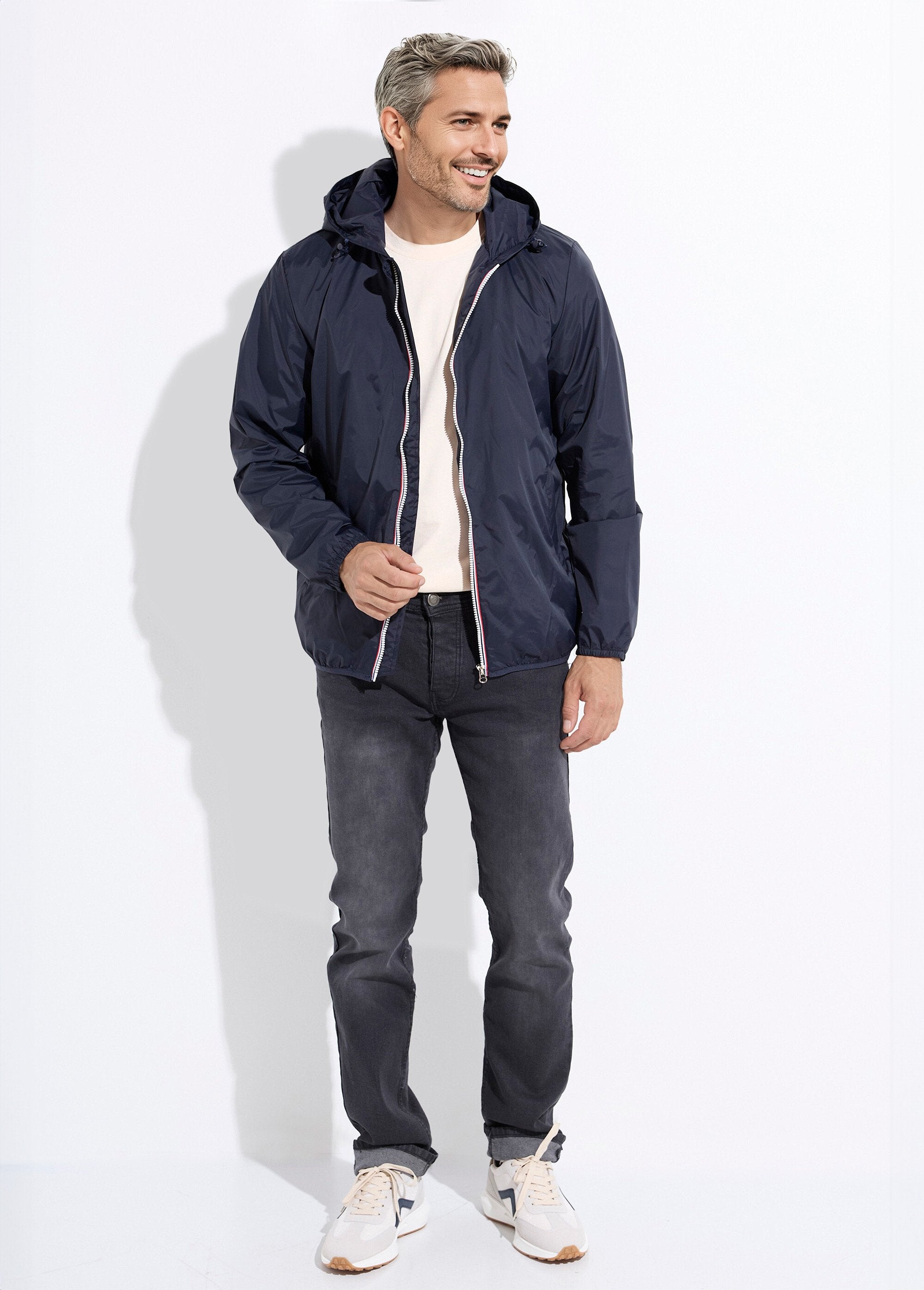 Parka_courte_déperlante_tendance_Marine_SF1_slim