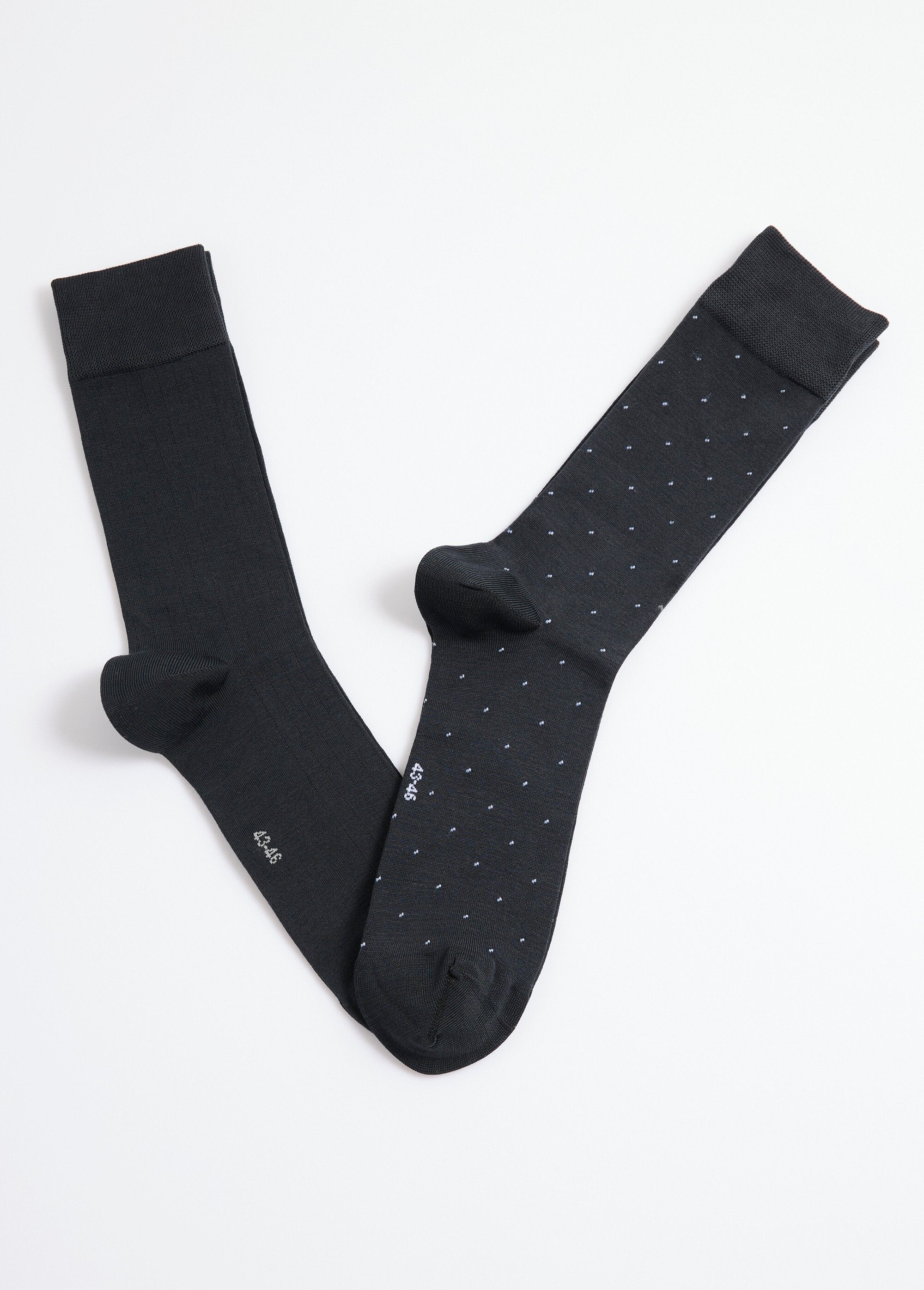 Pack_de_2_calcetines_de_lunares_y_canalé_Gris_FA1_slim