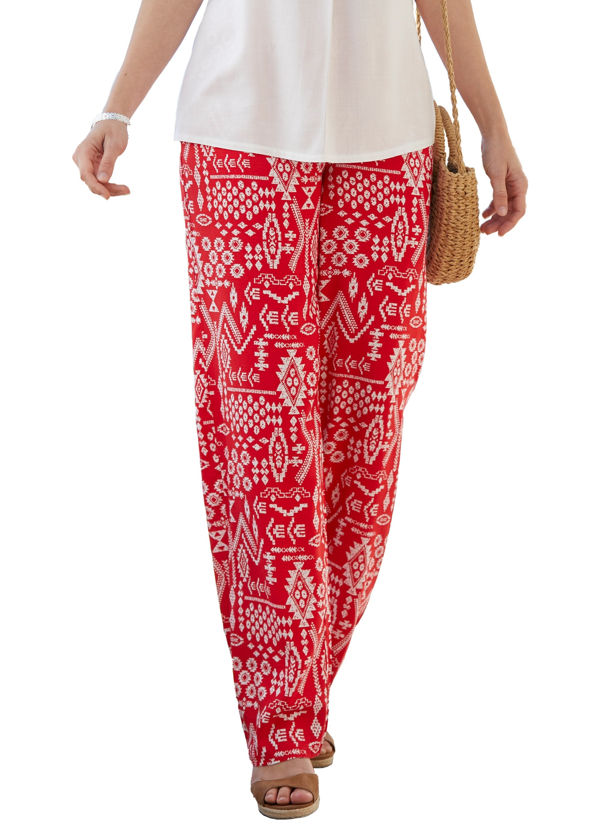 Pantalones_anchos_con_cinturilla_elástica_Rojo_FA1_slim