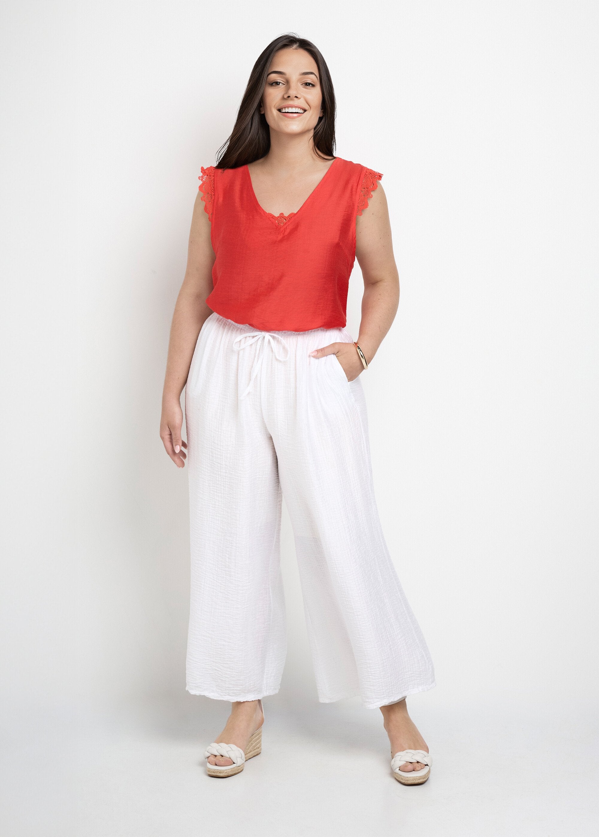 Pantalones_anchos_y_fluidos_de_lyocell_Blanco,_Blanca_SF1_curvy