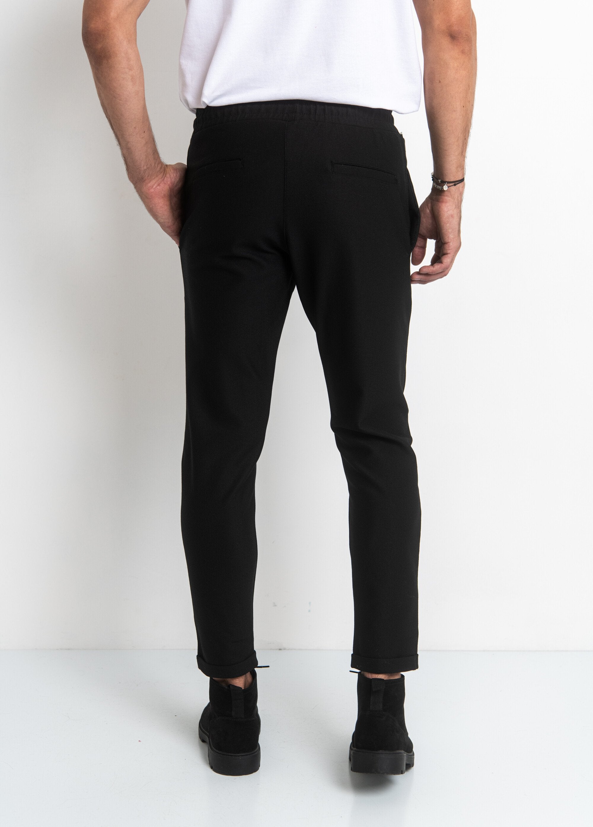 Pantalón_de_punto_piqué,_corte_entallado_Negro_DO1_slim