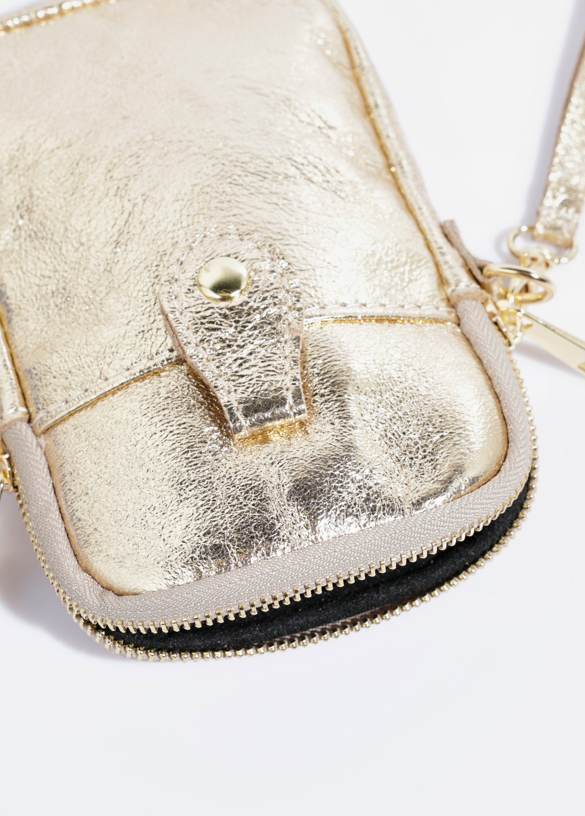 Funda_de_cuero_con_cremallera_para_teléfono_Dorado_DE1_slim