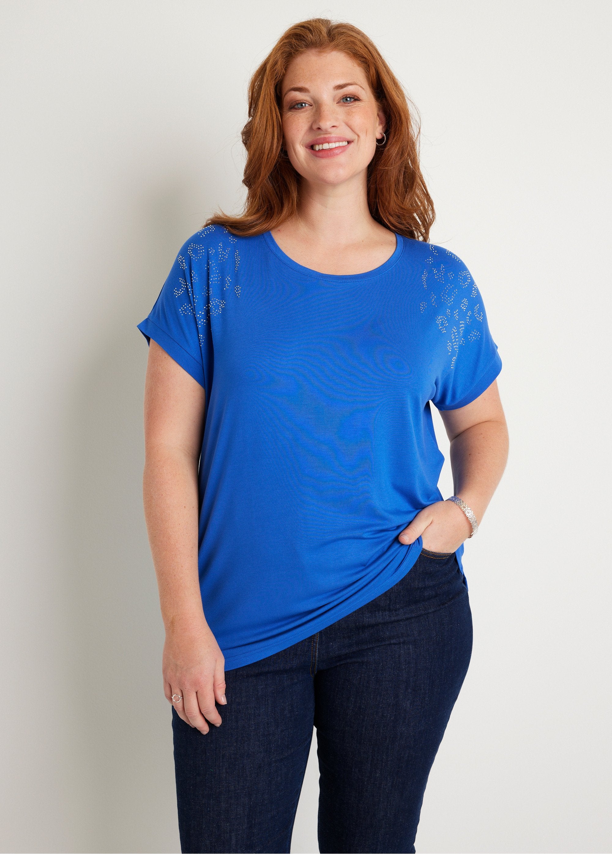 Camiseta_larga_lisa_de_manga_corta_Azul_FA1_curvy