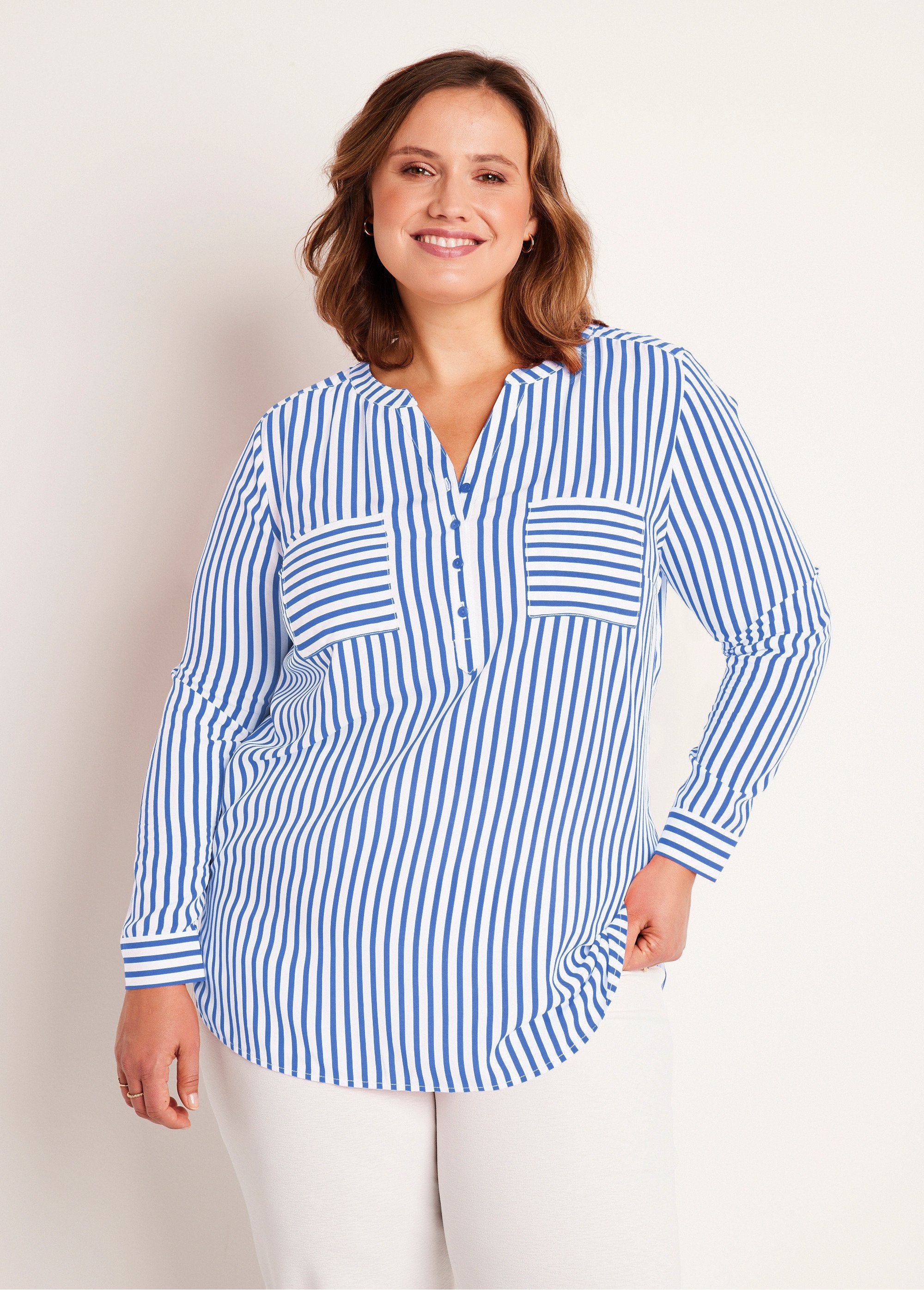 Túnica_camisera_larga_rayas_Azul_FA1_curvy