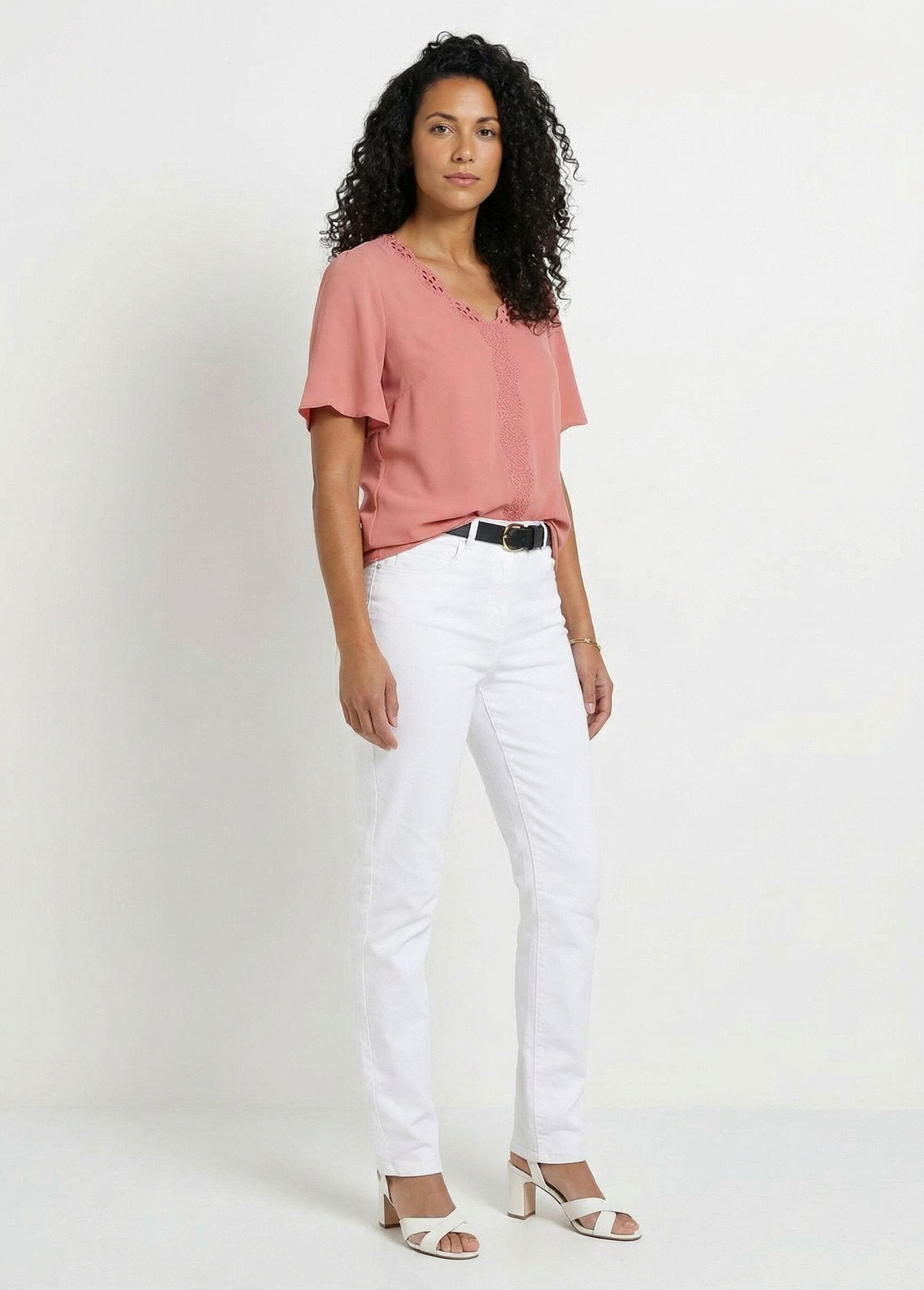 Tunique_longue_brodée_manches_courtes_unie_Terracotta_SF1_slim